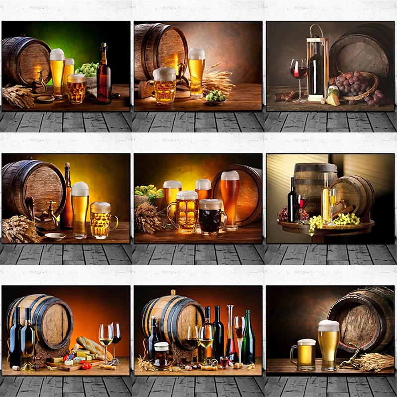 Wine Beer Bar - Mutfak Bar Kırmızı Şarap Üzüm Bira