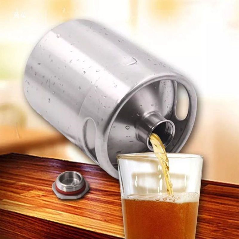 Wine Draft Beer - 5L Paslanmaz Çelik Mini Bira Fıçısı