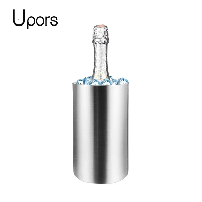 Wine Beer Holder - UPORS Paslanmaz Çelik Şarap Soğutucu Kova