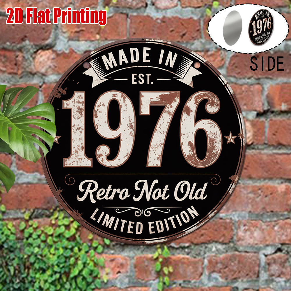 2D Düz, 1 adet 1976 Vintage Me - Wine Tag Label incelemesi ve fiyatı