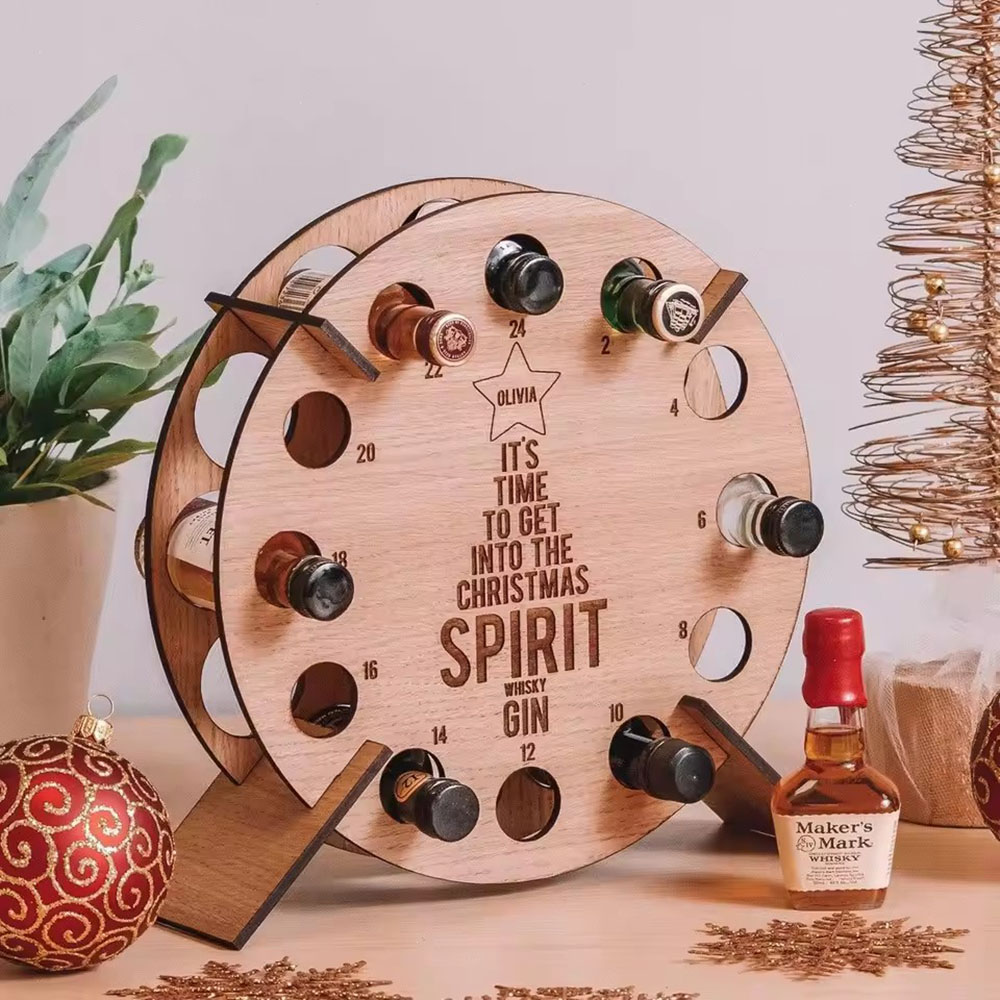 Noel Ağacı Ahşap Şarap Rafı Za - Wine Beer Holder incelemesi ve fiyatı