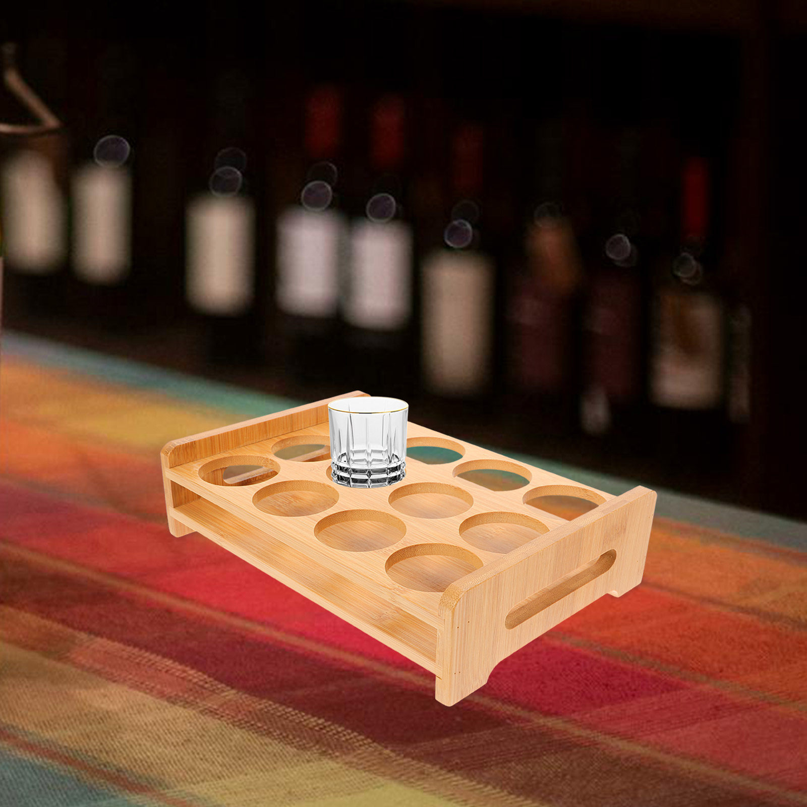 Bambu Shot Bardakları Tutucu T - Wine Beer Bar incelemesi ve fiyatı