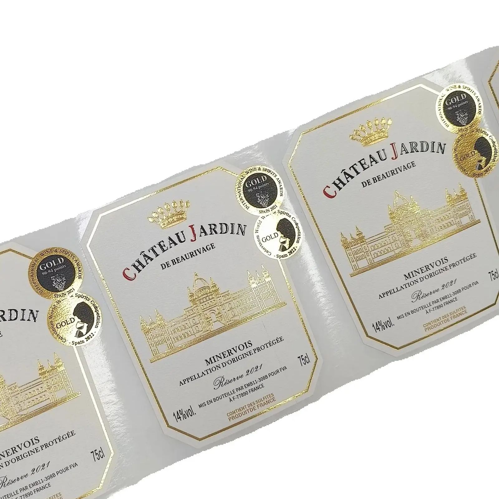 Özel Logo Çıkartması Altın Var - Wine Beer Logo incelemesi ve fiyatı