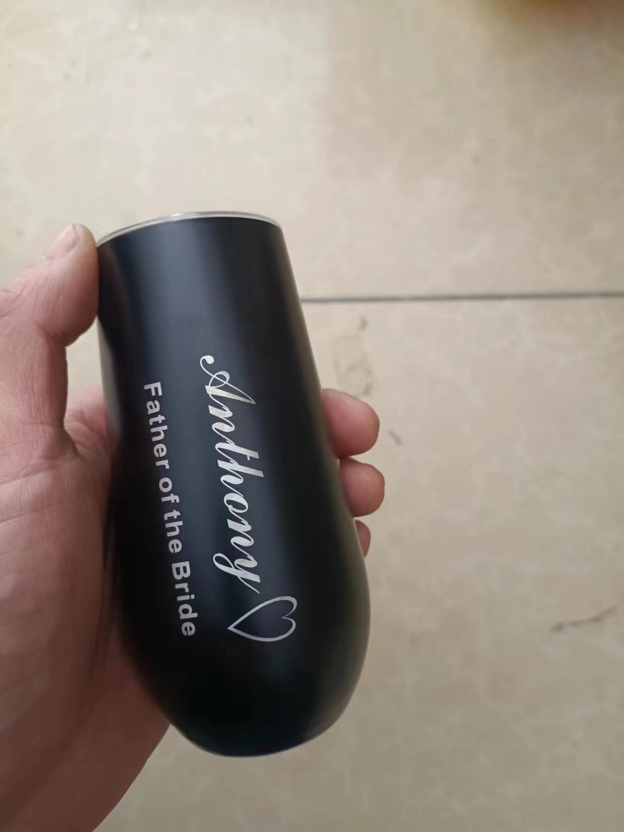 Logo Baskılı Şarap Kadehi Şamp - Wine Beer Logo incelemesi ve fiyatı