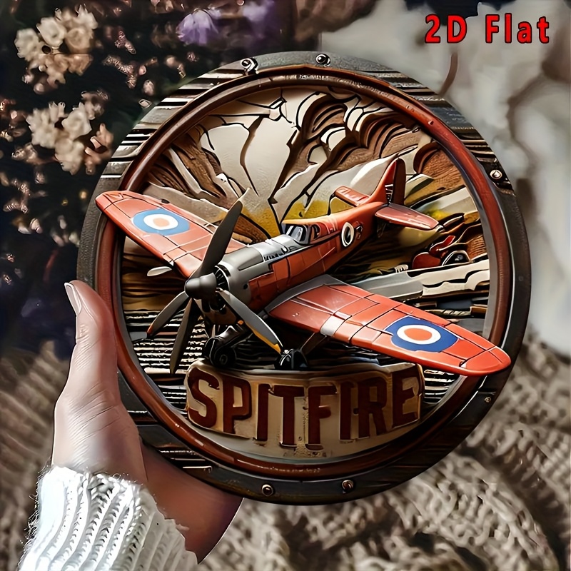 2D Düz - 1 Adet Vintage Spitfi - Wine Tag Label incelemesi ve fiyatı