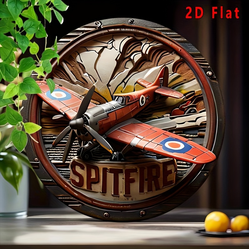2D Düz - 1 Adet Vintage Spitfi - Wine Tag Label incelemesi ve fiyatı